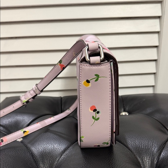 NWOT Kate Spade Lavender Floral Crossbody Bag Laurel Way Lg Carsen - Picture 5 of 7